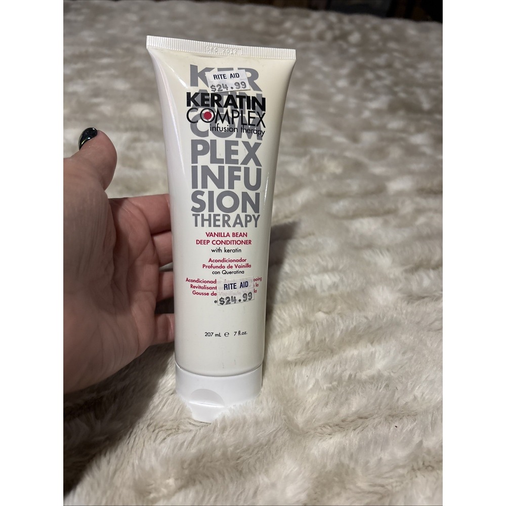 Keratin Complex Infusion Therapy Deep Conditioner 7oz Vanilla Bean NEW